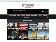 Tablet Screenshot of jesuswired.com
